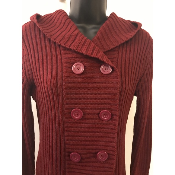 Carol Rose Women's size S hooded cardigan sweater - Picture 4 of 7